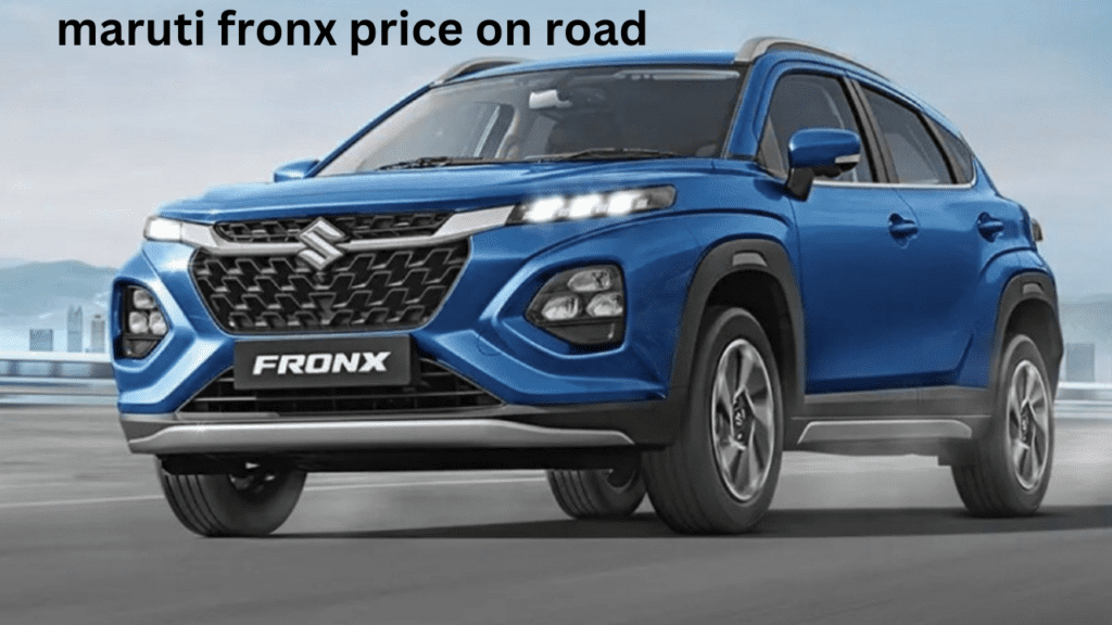 maruti fronx price on road